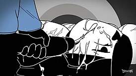 mime & dash - extended cut - derpixon - hd with intriguing group scenes