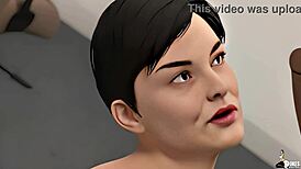 Thick Lesbian Executive Seduces Boss for Office Promotion with Curves