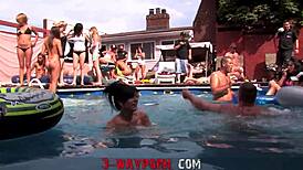 i cant believe these crazy sluts took two big cocks in their tight asses and pussies