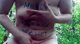 Esclave F Bound and Exposed in Forest 2024