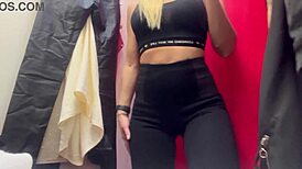 Very sexy tight pants caught on camera