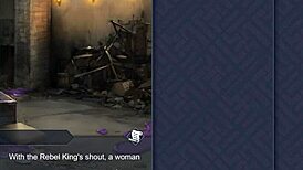 In the king of kinks game, a guy pulls tiamats nipples to make her cum in this anime hentai episode