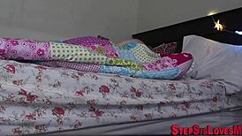 small teen 18+ stepsister gobbles huge cock in wild hardcore suck!