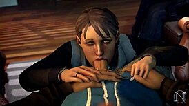 kate garcia cucks david with javier in twd parody blowjob