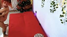 parte 2, invited my masseuse home, she couldn't resist and fucked me before my boyfriend came