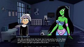 Danny Phantom Amity Park, gimme that green handjob, oops meant to say hot!
