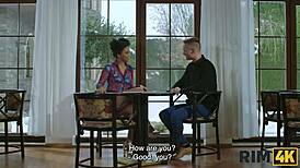 Rim4k story of a wild match on Rimder with hot rimming action