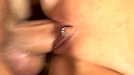 Sweet teen Ashley stuffed deep with a hard cock in her tight slit.