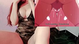 invoking busty succubus brings stepmother in lingerie