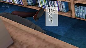 Netorare akiba features oral masturbation, blowjob fingering, and creampie in anime hentai