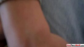 I gave special attention to my busty milf stepmom's pussy with my big cock