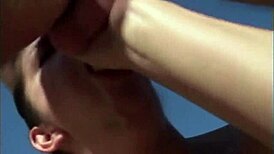 two girls black and white blow a dick for facial cumshot