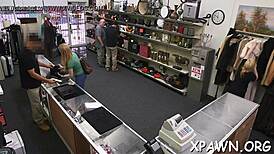 Nice tight body bent over in shop reality fuck.