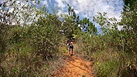 Why did our outdoor exercise turn into a threesome with dirty talk and humiliation?