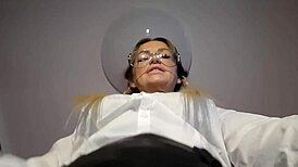 damn, foot fetish in nylon with bdsm spit is wild 😈