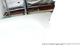 dildo cam captures a hot lesbian scene with oral, nipples, and pussy play.