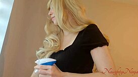 My Step-Mom Trips and Falls on My Hard Cock