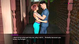 John and audrey are exploring various positions in dusklight manor, from 69 to doggy and cowgirl, with john cumming twice