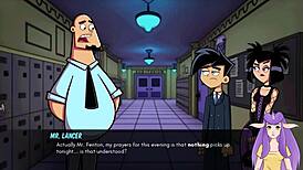 in danny phantom amity park redux part 17, things get steamy with goth milf