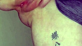 Redhead Wife Rubs Shaved Pussy On Stairs For Cum