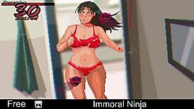 Immoral Ninja Delivers Wild Oral Action