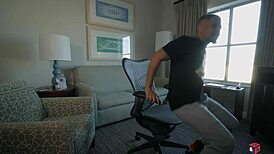 Sienna West, the naughty maid, handles a huge dick squeezed between her big tits.