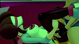 mei rosa says, 'let's practice sex on the bed' in this adult parody