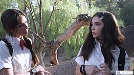 principals seducing the hottest lesbian - jane wilde april olsen