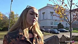 German scout talks to teen 18+ model liza for anal cash 😏