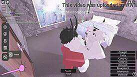 Fucking random girls in Roblox, focusing on ass and pussy