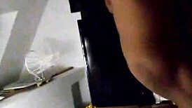 Thick little white girl and ray create a playful mess together in the kitchen