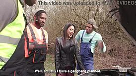 Lena Coxx gets rough BBC ATM in the car with gapes 😈💦