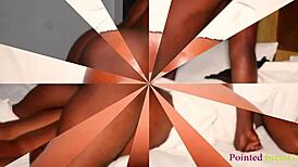 fucking my colleague doggystyle for the first time at my house