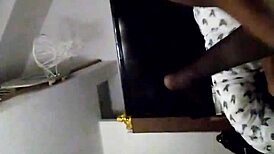 Thick little white girl and ray create a playful mess together in the kitchen