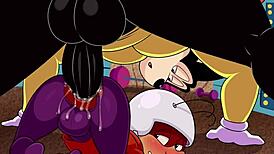 Mi linda vecina owes me a favor, so I ask for a steamy massage from this athletic maid.