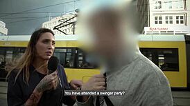 hitzefrei captures a german couple banging hard on camera after meeting on the street.