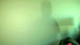 Sienna West, the naughty maid, handles a huge dick squeezed between her big tits.