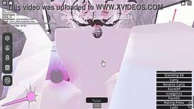 Fucking random girls in Roblox, focusing on ass and pussy