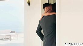 So, gorgeous Agatha got a BBC creampie in a wild hentai interracial threesome.