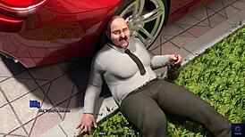 First Time Meeting Stepmom, Stepsisters, and Stepdad in 3D Hentai Animated Santa County Adventure