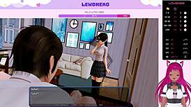 i moan in harem hotel as vtuber lewdneko plays part 19