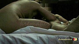 kgirl and her hot girlfriend get intimate at home