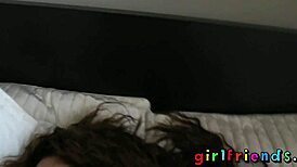 Hot Black-Haired Girl Craves Morning Lesbian Oral