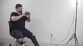 yo, watch marilyn johnson take it hard in both holes