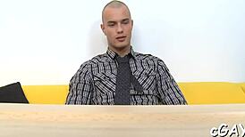 sophisticated gay stud enjoys deep anal poundings in a bareback contest