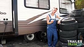 TrailerTrashBoys Gay Drew Sebastian Goes Bareback with Zack Bishop