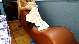 Boss Craves Vietnamese Girl for One Wild Night of Fun