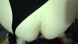 Blonde Latina Gives Blowjob In Lingerie