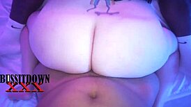 Watch angel beads take that big black cock train?