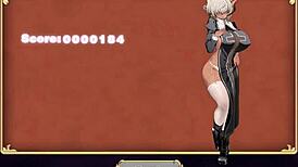 get to work succubus chan undressing giant waifu black nun